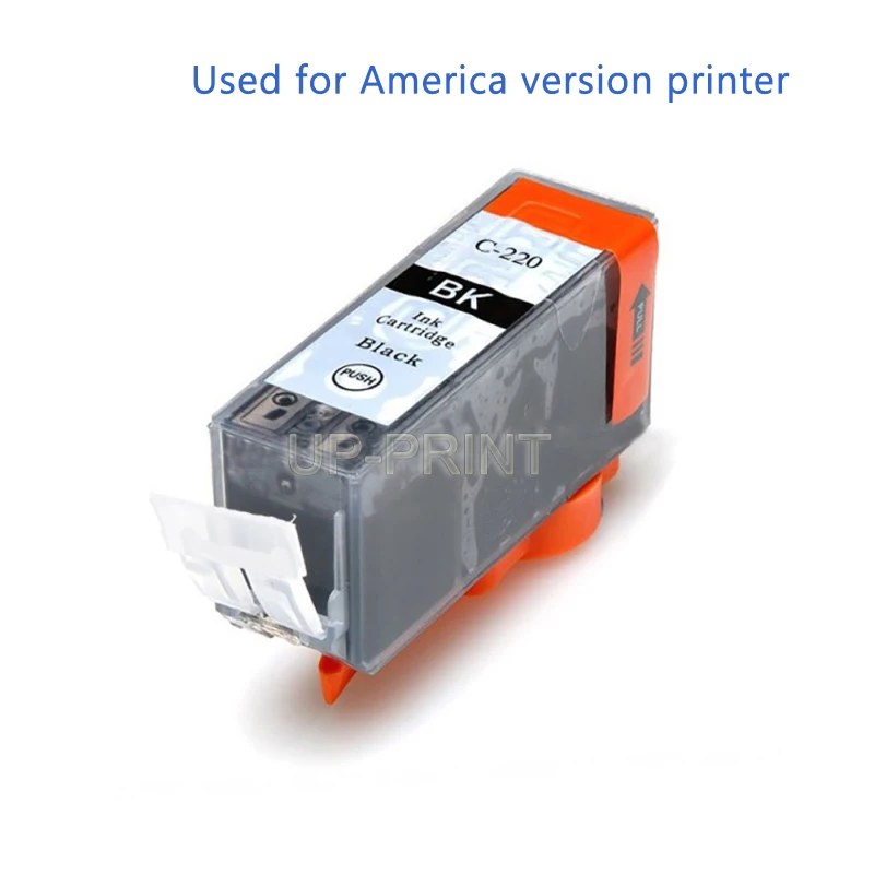 UP 5pcs PGI220 220xl Black Ink Cartridge compatible for Canon PIXMA iP3600 iP4600 MP540 MP620