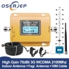 Répéteur 3G Mobile 2100 MHz, amplificateur de Signal, Mini 70db 3g LTE WCDMA UMTS 2100 Mhz, écran LCD ► Photo 1/6