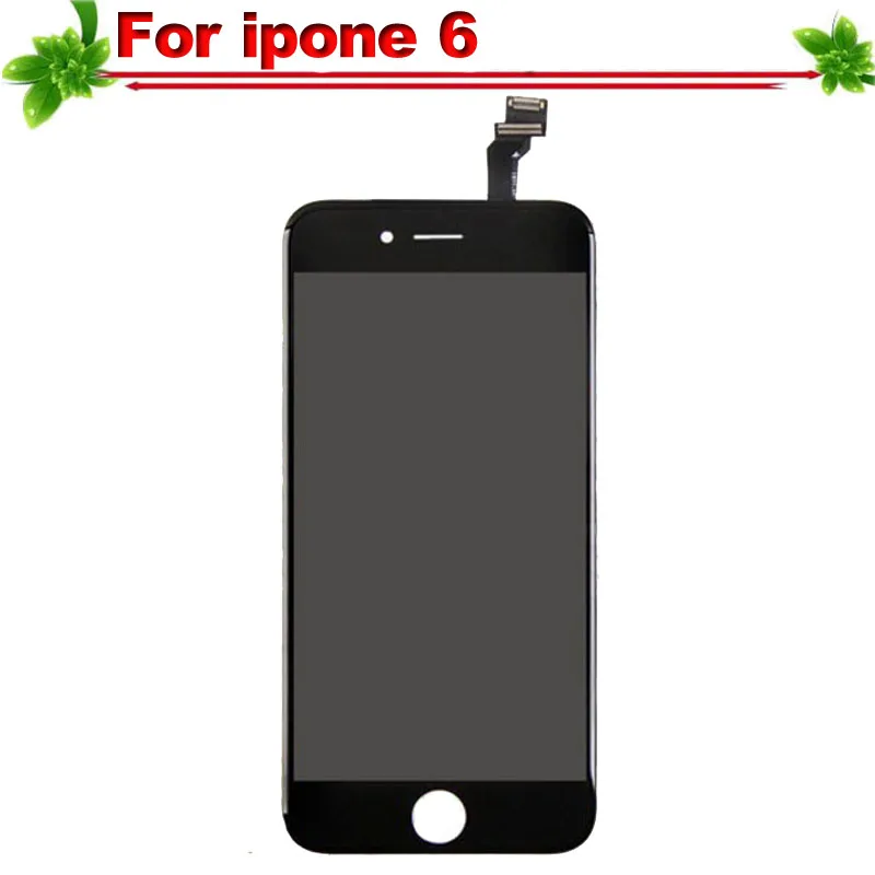 10 шт. для iphone 6 ЖК дисплей сенсорный экран полная сборка Замена 4 7 дюйма