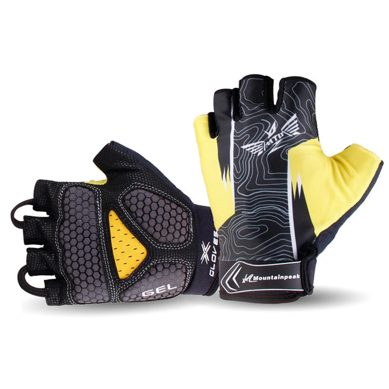 

Mountainpeak 3D Gel Padded Half Finger Gloves Anti Slip Gel Pad Cycling Running Sports Anti-skid Gloves 4 Color Couple Gloves