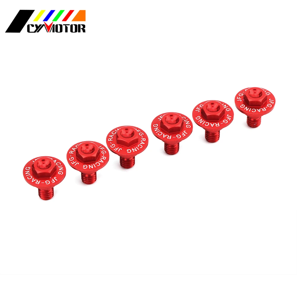 

Motocycle Fork Guard Screw Bolt For HONDA CR125R CR250R CRF250R CRF250X CRF450RX CRF450X CRF 250R 250X 450R 450X Red