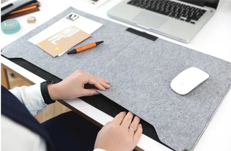 2016 New Felt Sleeve Laptop Desk Mat Fashion Durable Modern Table 2016 New Felt Sleeve Laptop Desk Mat Fashion Durable Modern Table Office Mouse Pad Pen Holder In Pads From Computer On