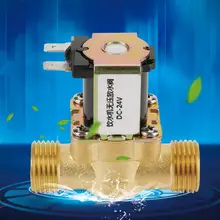 24 V электромагнитный клапан BSPP G1/2 Латунь нормально Электрический электромагнитный клапан 2-ходовой клапан регулирования давления