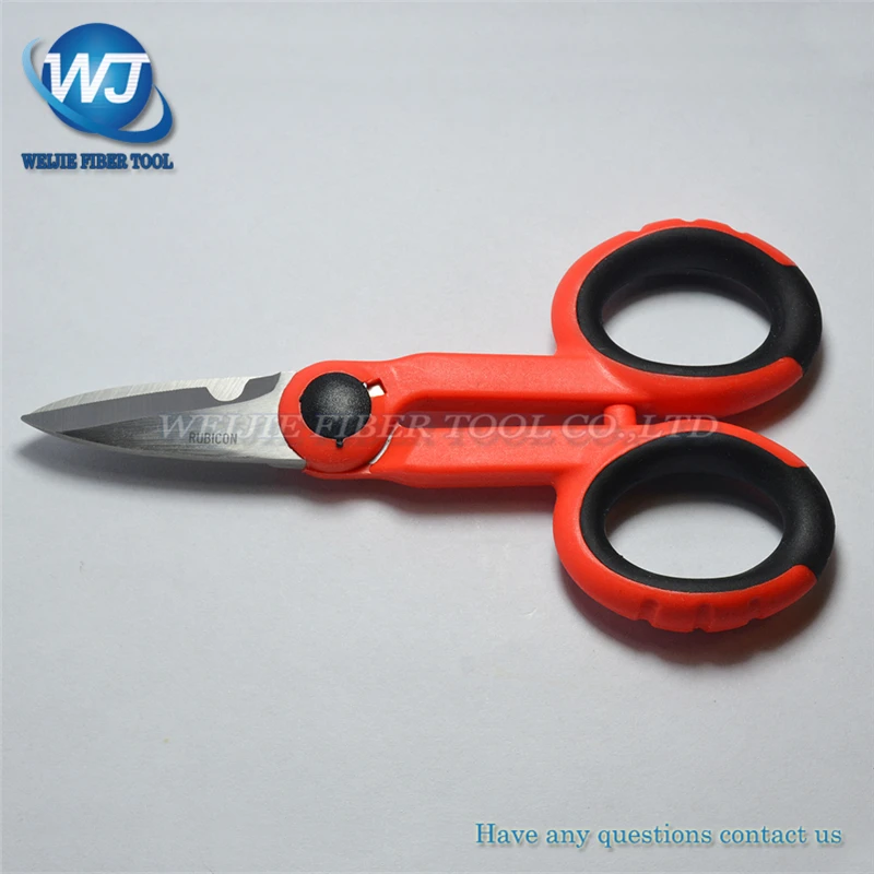 RUBICON RCZ-527 ELECTRICIAN'S SCISSORS STAINLESS STEEL BLADE (6)