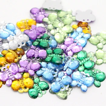 

Lucia Crafts 50pcs /Bags Mix Color Design Acrylic Rhinestone Art Rhinestones G0402