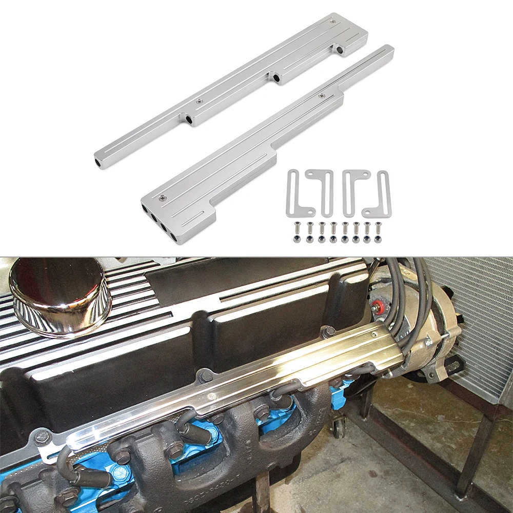 Алюминиевая заготовка для свечей зажигания держатели SBC BBC 350 FORD CHEVY CHRYSLER DODGE