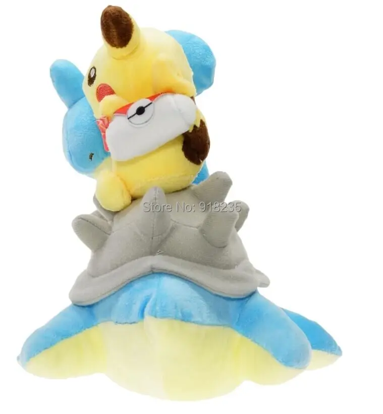 Пикачу для верховой езды Lapras 20 см плюшевые куклы мягкие игрушки в