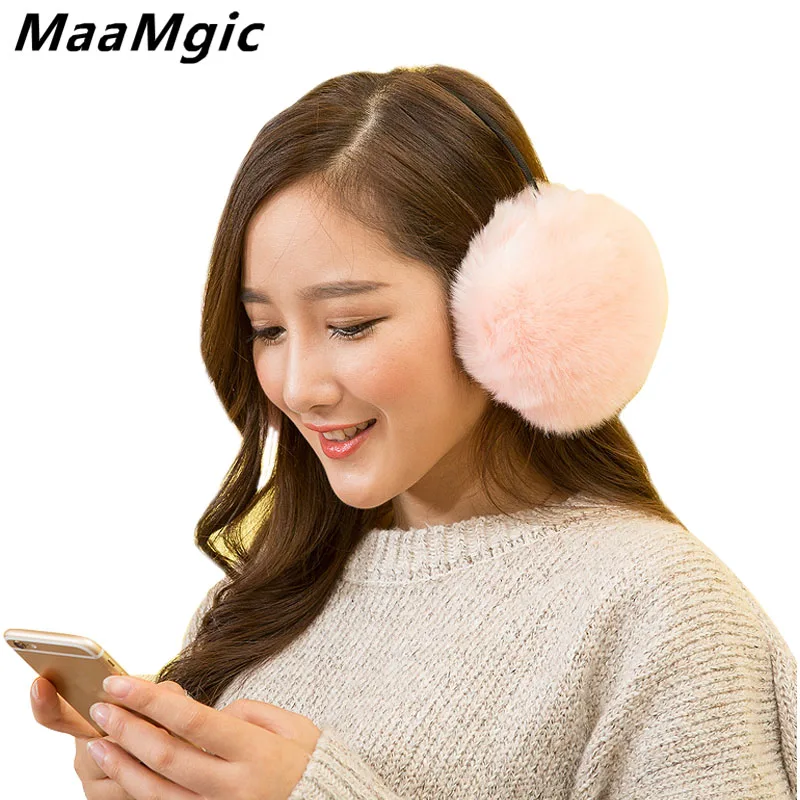 Buy 2017New Plush Female Winter Earmuff Warm Ear Muffs