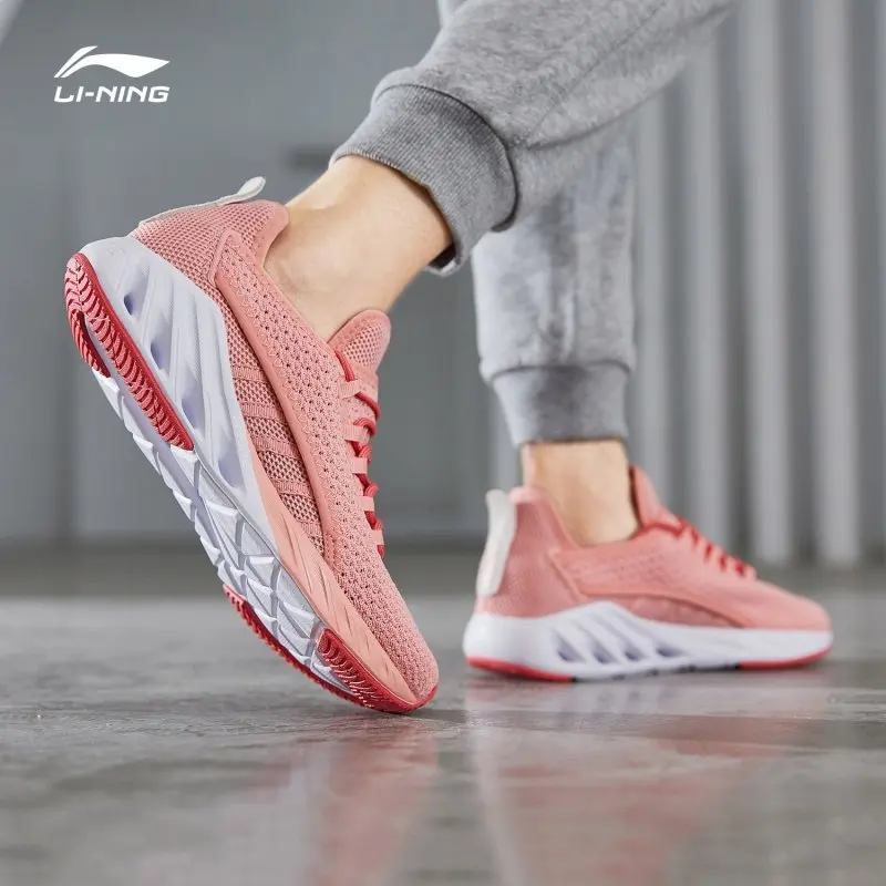 Li-Ning женские LN-ARC кроссовки для бега с подушкой, дышащий светильник, спортивная обувь с подкладом, кроссовки ARHP006 XYP874