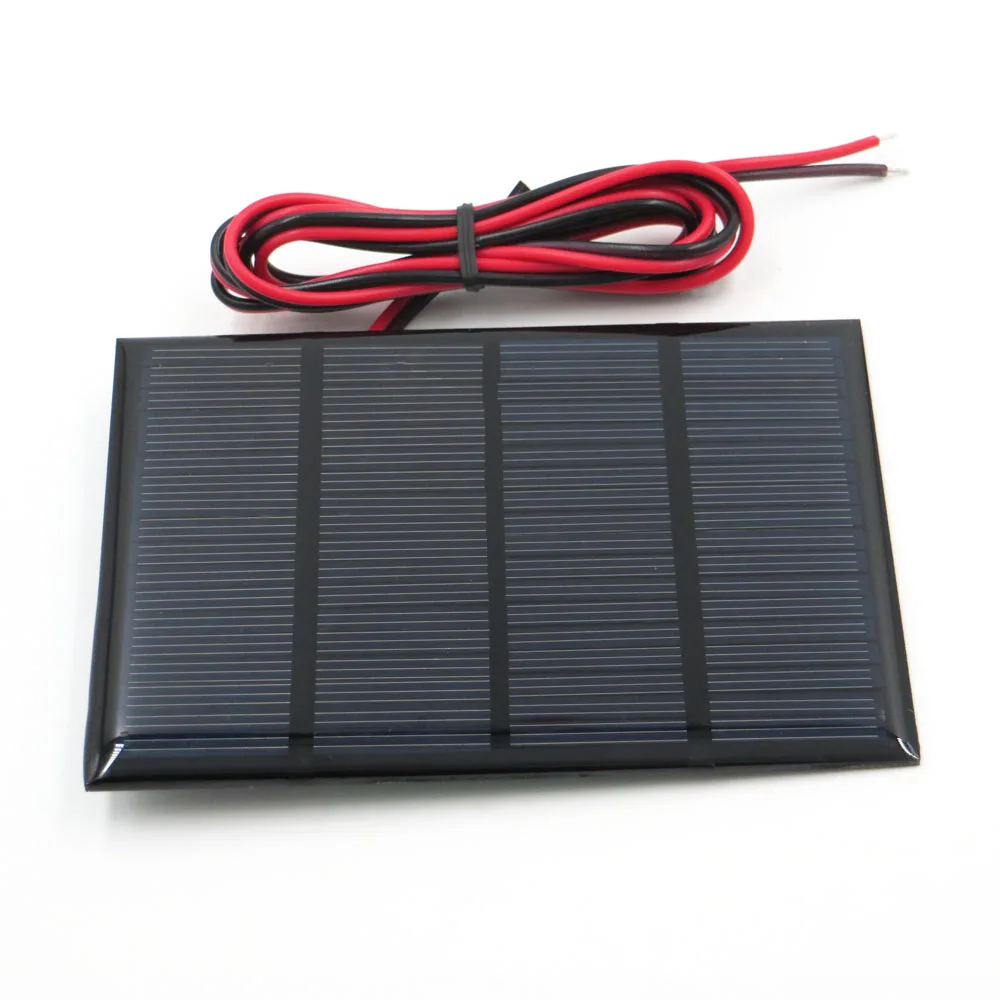 1.5w/3w Solar Panel 12V DIY Mini System Portable Battery Charger Cell Phon 1U7T 