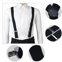 Мужские подтяжки для одежды, Эластичные подтяжки y-образной формы, регулируемый пояс для подтяжек, брюки, подтяжки, ремни, подтяжки унисекс