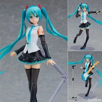 

14CM Figma 394# Anime Figure Hatsune Miku Action Figure V4X Joint Movable Ver Toy Model Set Sexy Dolls with Box F174