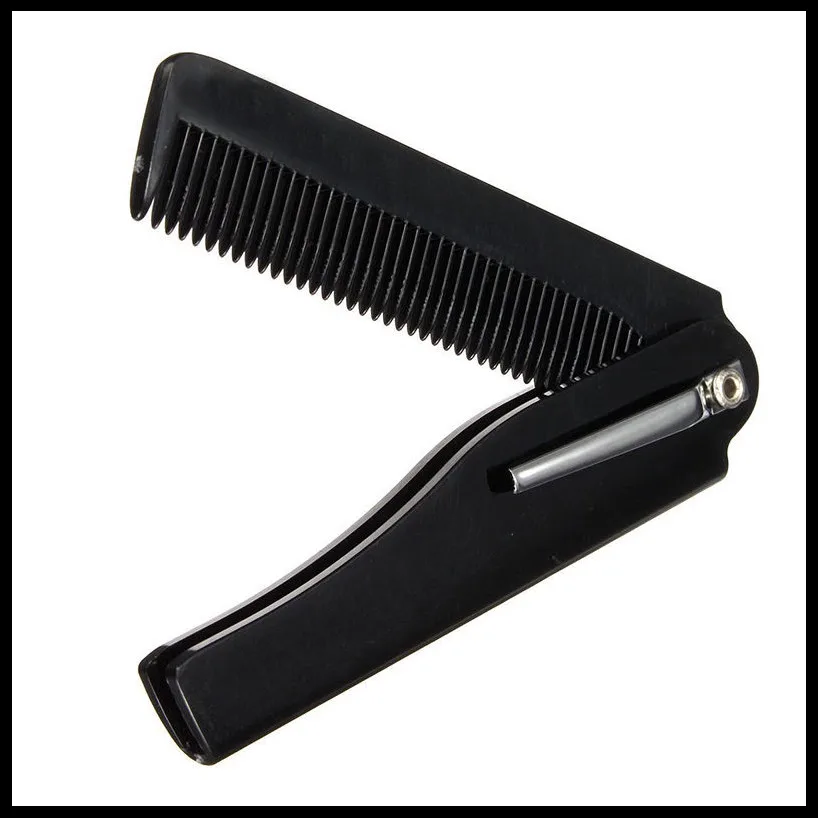 

1PC Pocket Collapsible Hair Comb Salon Hairdressing Anti-static Plastic Comb Tooth Folding Hair Brush Comb