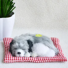 Автомобильный орнамент ABS плюшевые собаки Украшение Моделирование Спящая собака игрушка Автомобильная приборная панель декор украшения милые авто аксессуары