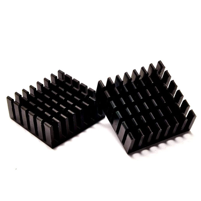 FastFreeShip200PCSBlackaluminumRadiatorfin252510MMAluminum