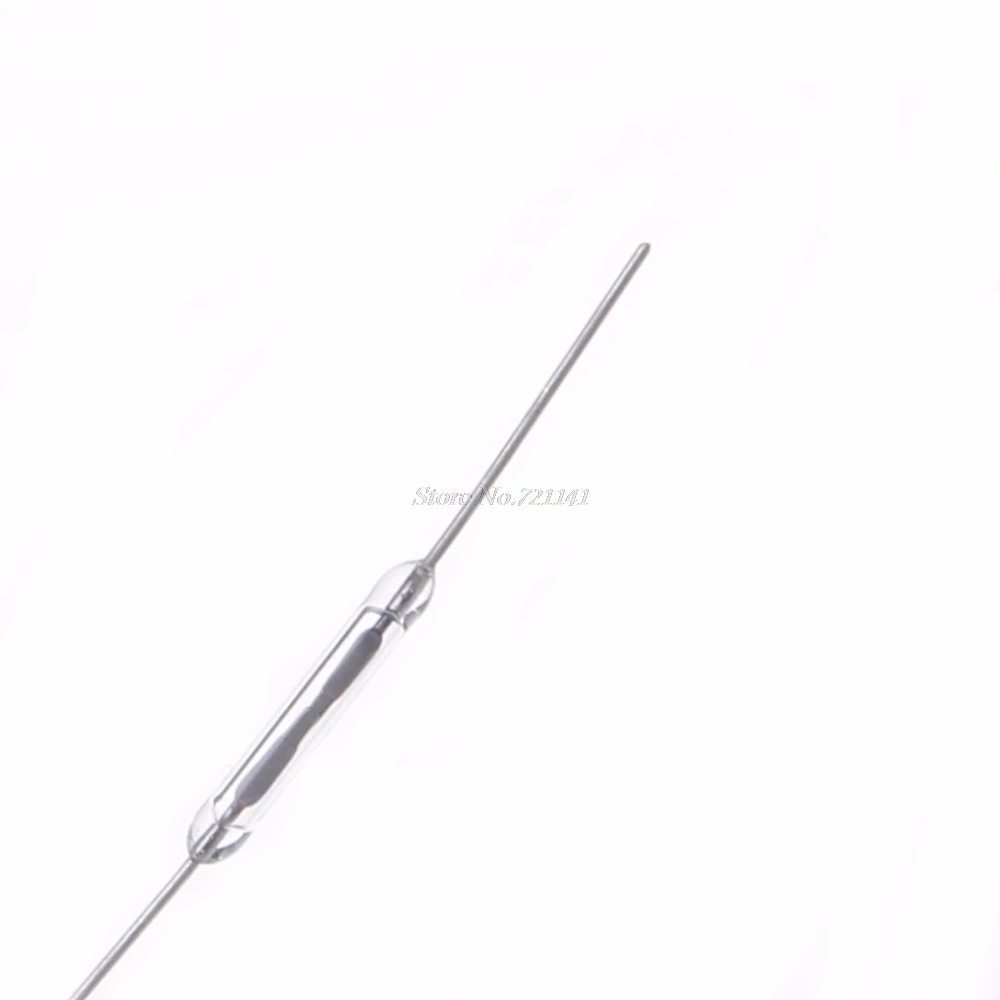 10 Pcs 2x14mm Reed Switch Normally Open Magnetic Induction Switches Electromagnetic N/O Active Components Sensors Dropship