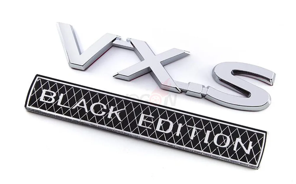 Хромированная накладка на задний багажник "BLACK EDITION WHITE EDITION M VXS VXR V8 5,7" для Toyota Land Cruiser LC200 FJ200 2008-19