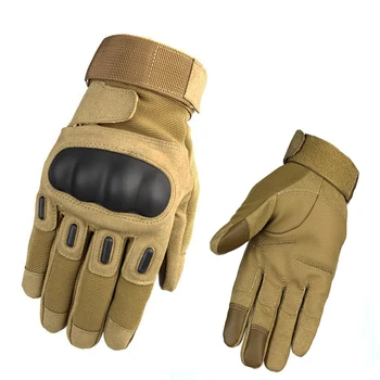 

Men's Full Finger Tactical Gloves Outdoor Sport Hiking Hunting Gloves Knuckle Protection Shell Military Armed Gloves 3 Colors