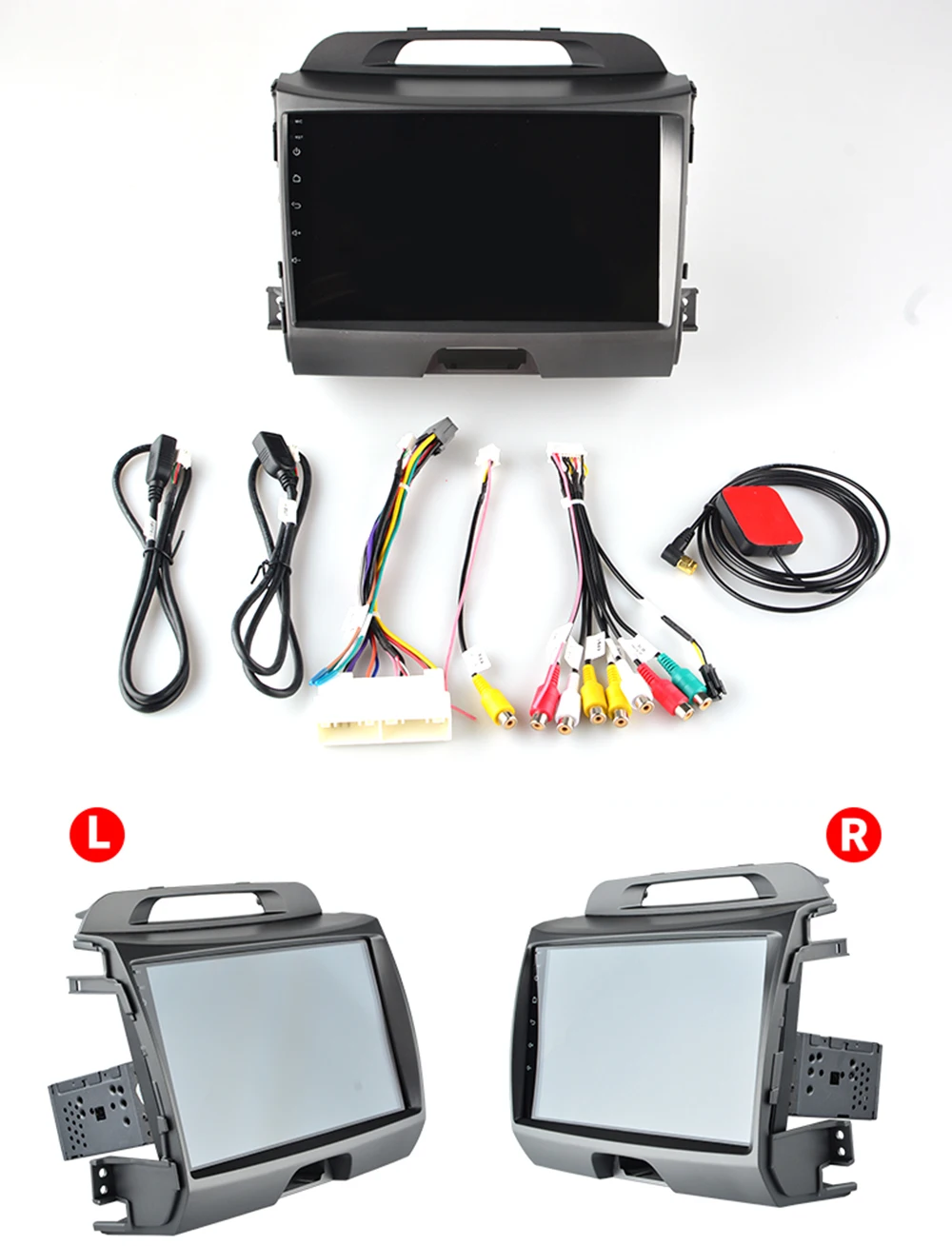 Perfect 4G/2GRAM For KIA Sportage R / Sportage 2009-2015 9 inch 1024*600 screen Car Android radio gps one din car IPS screen player BT 17