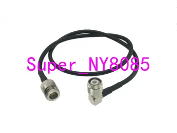 

RG58 N Female Jack to TNC Male Plug Right angle RF Jumper pigtail Cable 6FT~20M