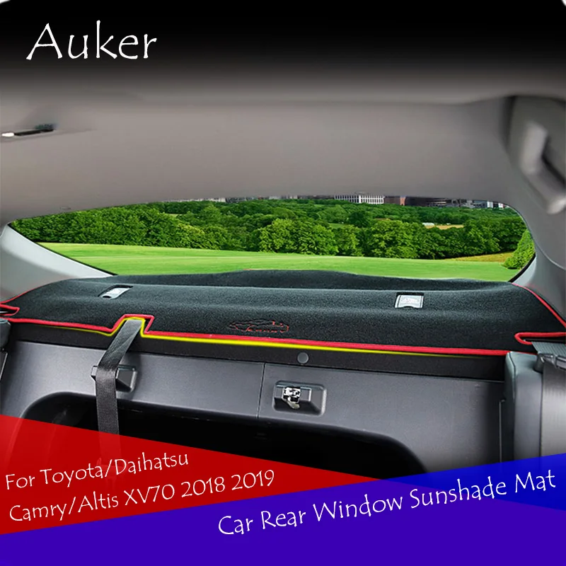 Автомобильный Стайлинг автомобиля Защита от солнца на заднее стекло Авто Зонт коврик Стикеры автомобильный Стайлинг 1 шт./компл. для Toyota/Daihatsu Camry/Altis XV70