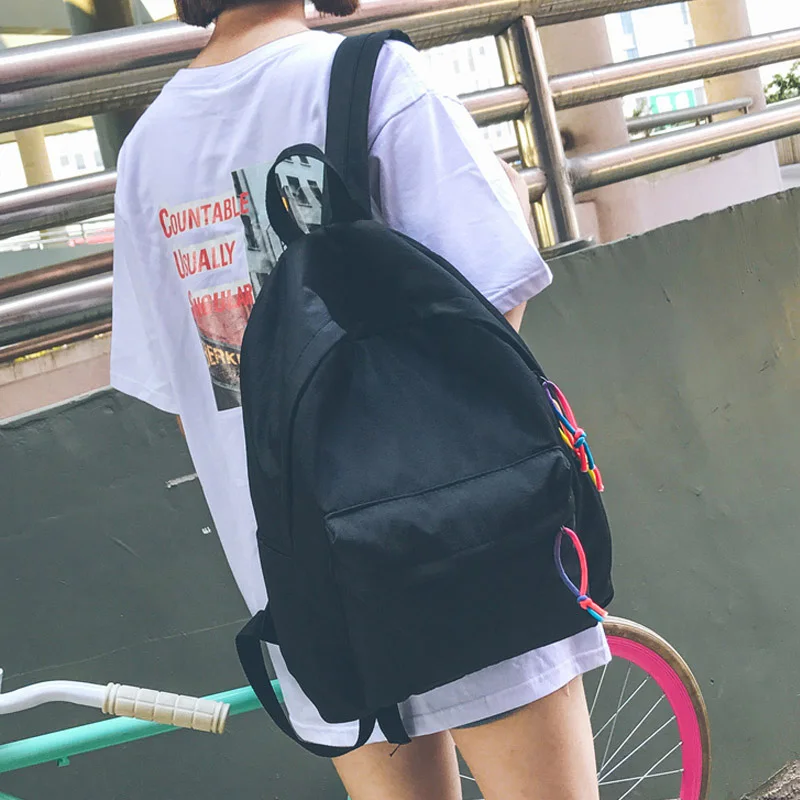 Nylon barato bolsas de escuela para adolescentes mujeres mochila Rosa mochila grandes mochilas blanco mochila bolsa de hombro Nylon barato bolsas de escuela para adolescentes mujeres mochila Rosa mochila grandes mochilas blanco mochila bolsa de hombro