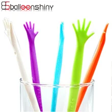 BalleenShiny 5 шт./компл. High Five» и «Помогите мне Кофе мешалка ложка для соков бар толпа стержни напиток stirre Кофе инструменты