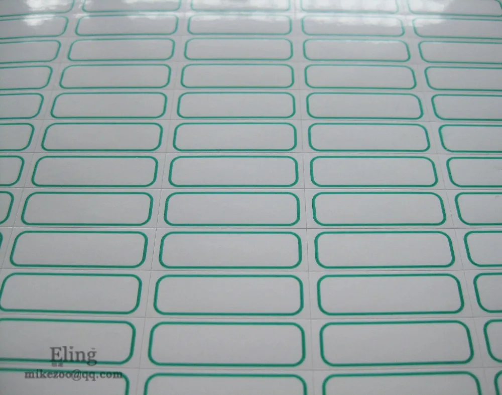 

4800pcs 28x9mm Green Red Blue color blank Index label sticker for various use, Item No. OF04