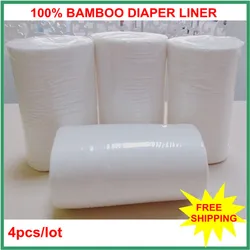 100% ORGANIC BAMBOO Disposable Diaper Liner Biodegradable Flushable