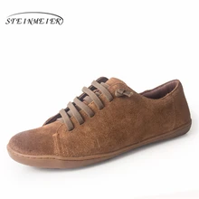 Women flat summer shoes genuine leather barefoot Casual Shoes woman Flats ballerinas sneakers Female Footwear spring shoes 2019 Women flat summer shoes genuine leather barefoot Casual Shoes woman Flats ballerinas sneakers Female Footwear spring shoes 2019