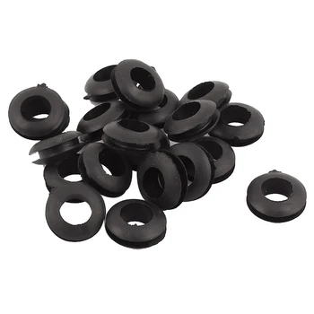 

8mm Inner Diameter Double Side Cable Wire Cable Gland Seal Ring 20 Pcs