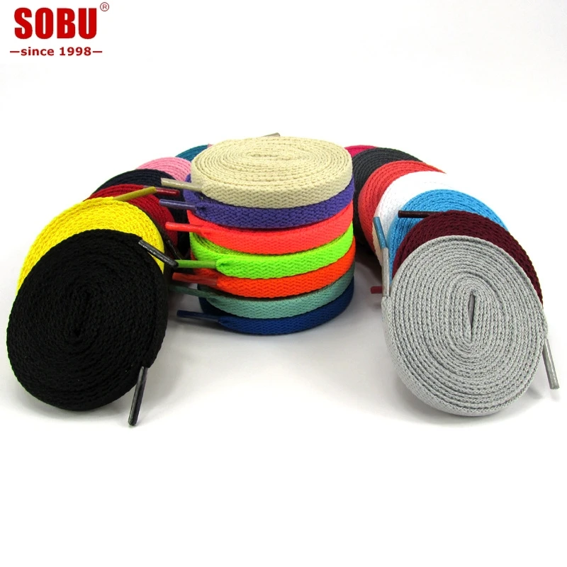 

8mm classic flat double hollow woven shoelaces high quality polyester shoelaces fashion sports casual shoe lace T122