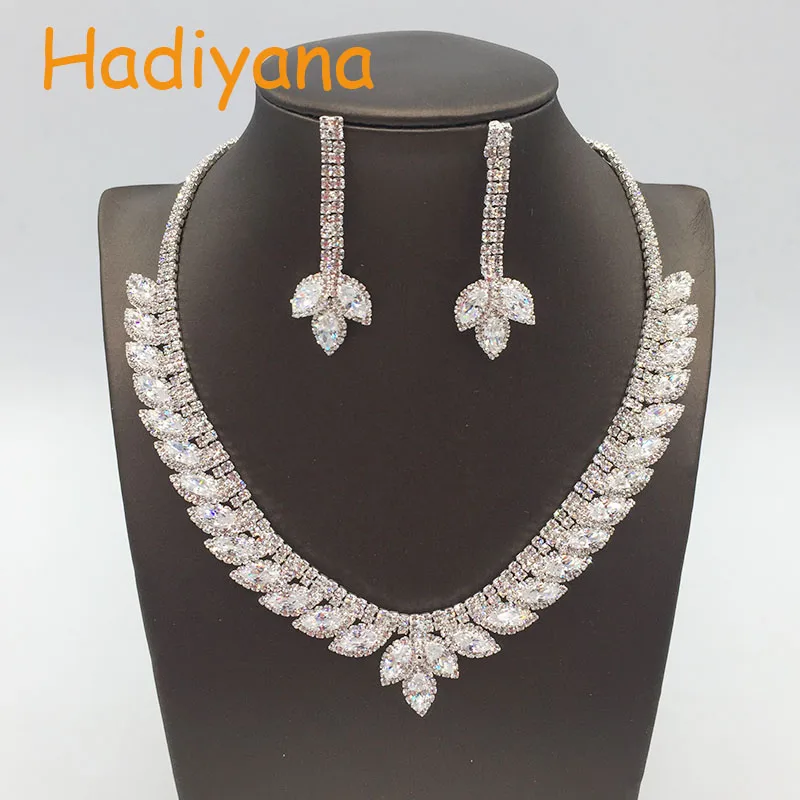 HADIYANASparklingrhinestone2pcssetswomenpartyweddingbridal