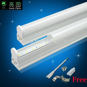 

2PCS/lot LED Tube T5 600mm 9W AC85V-265V 2ft Lamp LED Light 2835SMD Led Fluorescent light White/Warm White Living Room Bedroom