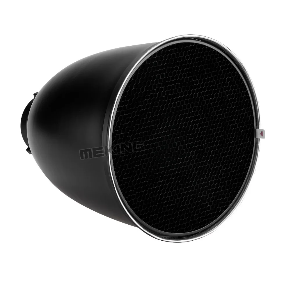 

Meking Lighting snoot 45 degree reflector Light Control with Honeycomb Grid for bowens mount