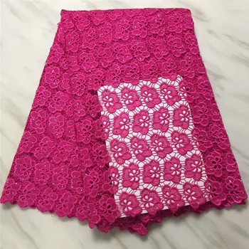

High quality african lace fabric /french net lace /Latest guipure lace fabric with stones GL1010
