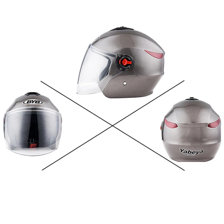BYTK709G Moto rcycle шлем moto rbike Защитная шляпа moto cross скутер шлем защитный внедорожный полумаска для лица шлем - Цвет: BYTK709G