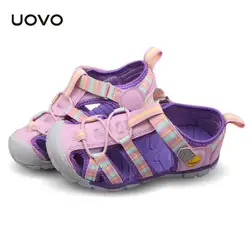 Брендовая детская Сандалии для девочек новый вырезы Дачная обувь Радуга Спортивная обувь летние Обувь для мальчиков Обувь для девочек eu26-33