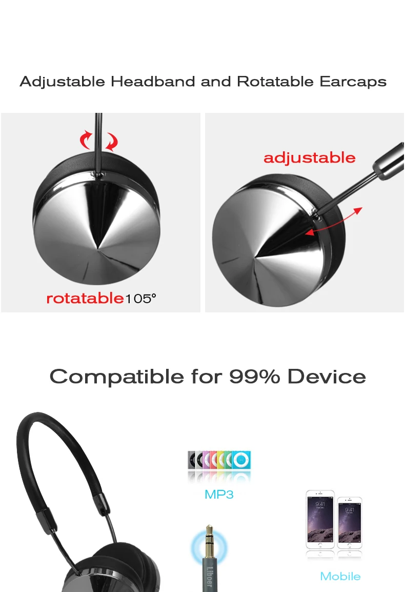 Fashion Rose Gold Wireless Bluetooth Headset Headphone with Microphone Stylish On Ear Share Headphone for Women Girl Liboer BT88 13