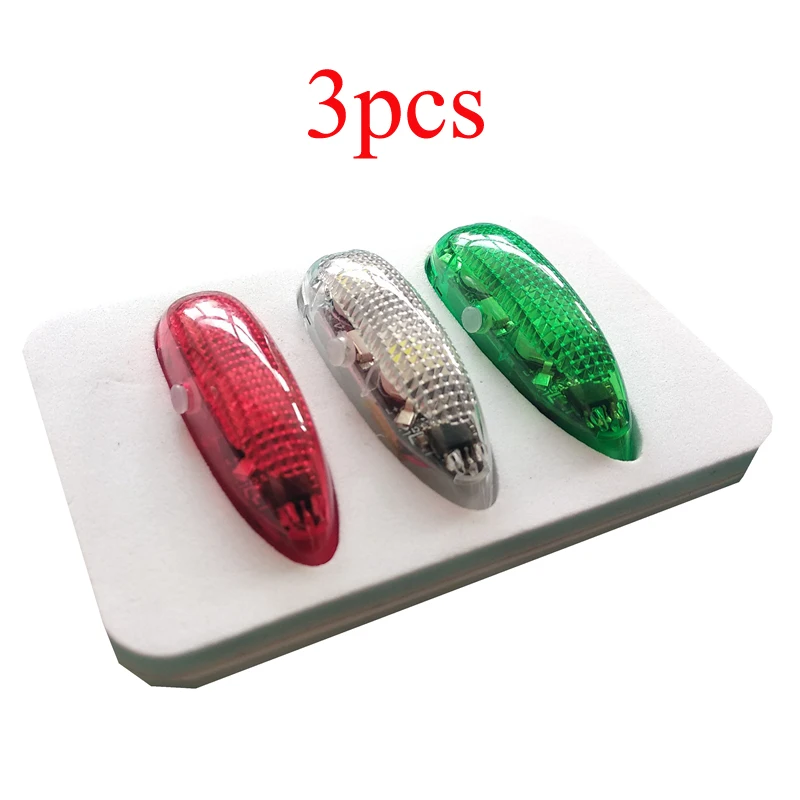 3PCS LED Fluorescent Light Lamp Searchlight Night Navigation Lights for Fixed Wing Helicopter RC