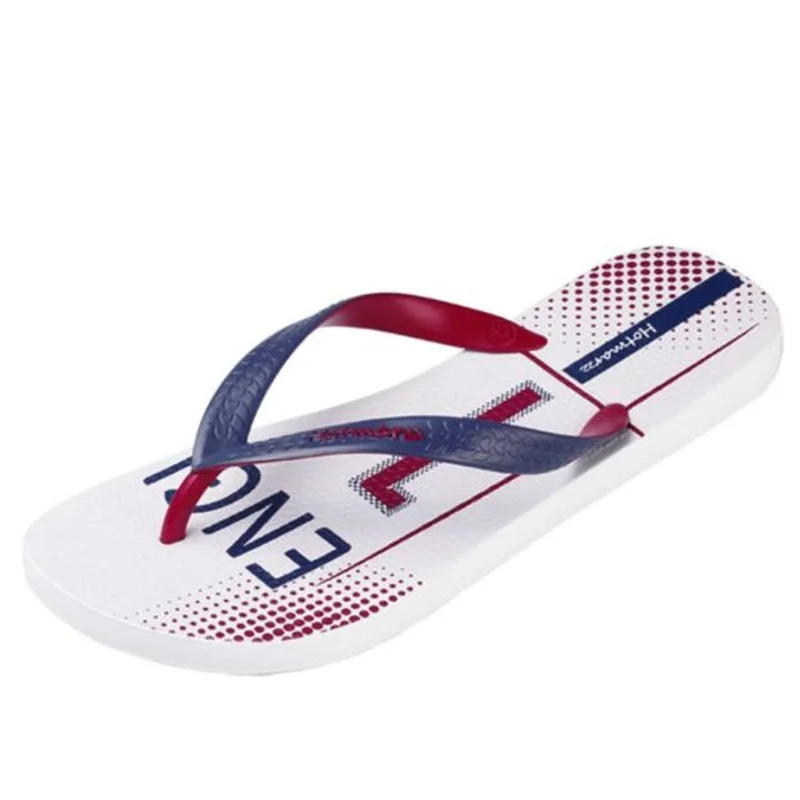 

New Men Shoes Sandals Fashion Flip Flops USA England FC Barcelona Summer Slippers Beach Non-slip Pool Shower Slides