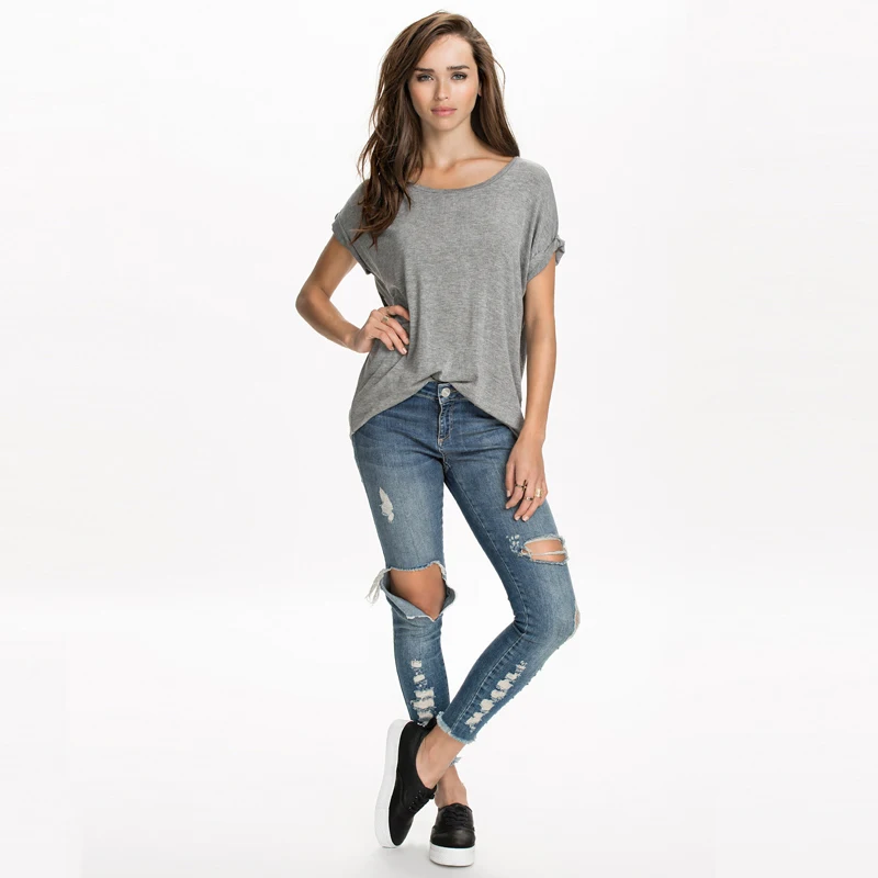 Women's ANGEL Slim Fit Printed Fashion T-Shirt Basic Casual Everyday Style Top