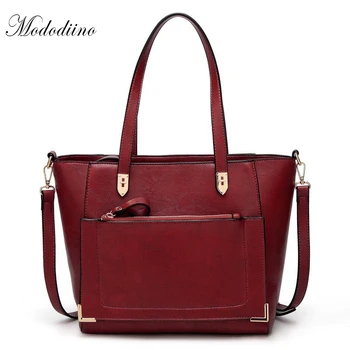 

Mododiino Messenger Tide Female Top-handle Bag Girls Simple Shoulder Bags Women Handbag For Lady Tote Fashion Party Pack DNV0904