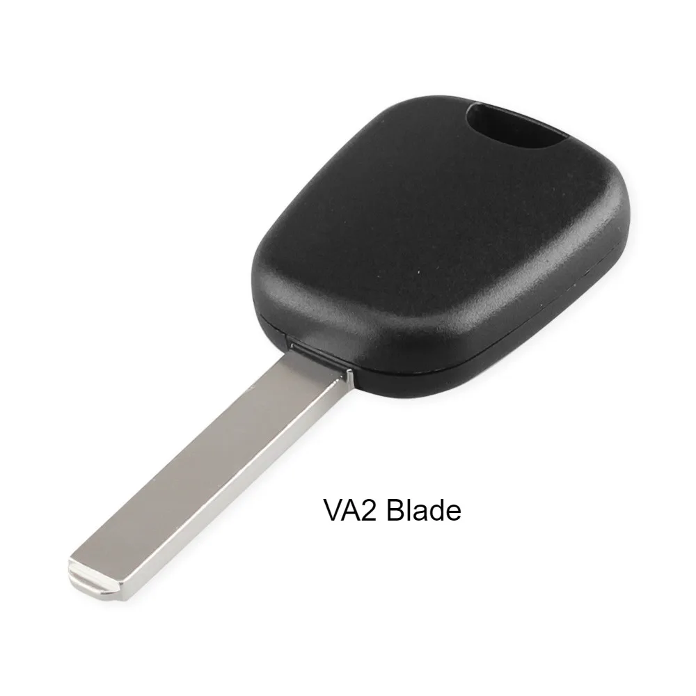 Durable Remote Key Case Shell with Transponder Chip Slot - No Logo