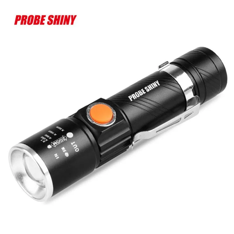

Flashlight on Bicycle Cyling front Headlight LED Zoom 3000LM MINI USB Rechargeable Flashlight Torch Bicycle accessories #4 @Y