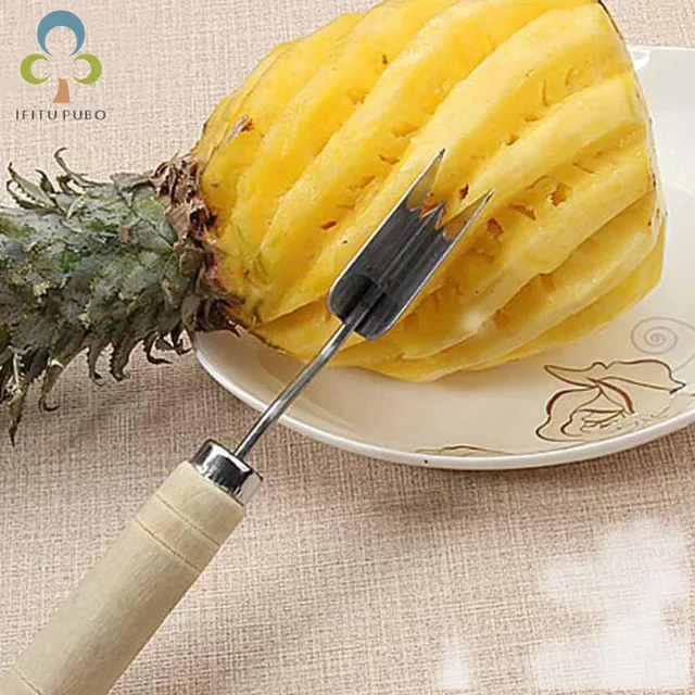 2018 NEW Stainless steel pineapple peeling machine wood handle