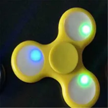 EDC Fidget Hand Spinner ADHD Autism Toy LED Light Stress Reliver Desk Finger Toy Finger Gyro