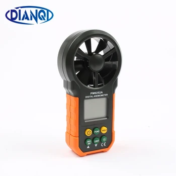 

PM6252A Digital Anemometer Temperature Humidity Wind Speed Air Volume Measuring Meter With LCD Backlight