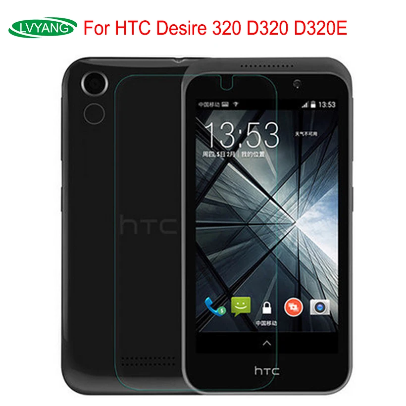 

For HTC Desire 320 Tempered Glass Original 9H High Quality Protective Film Explosion-proof Screen Protector for HTC D320 D320E