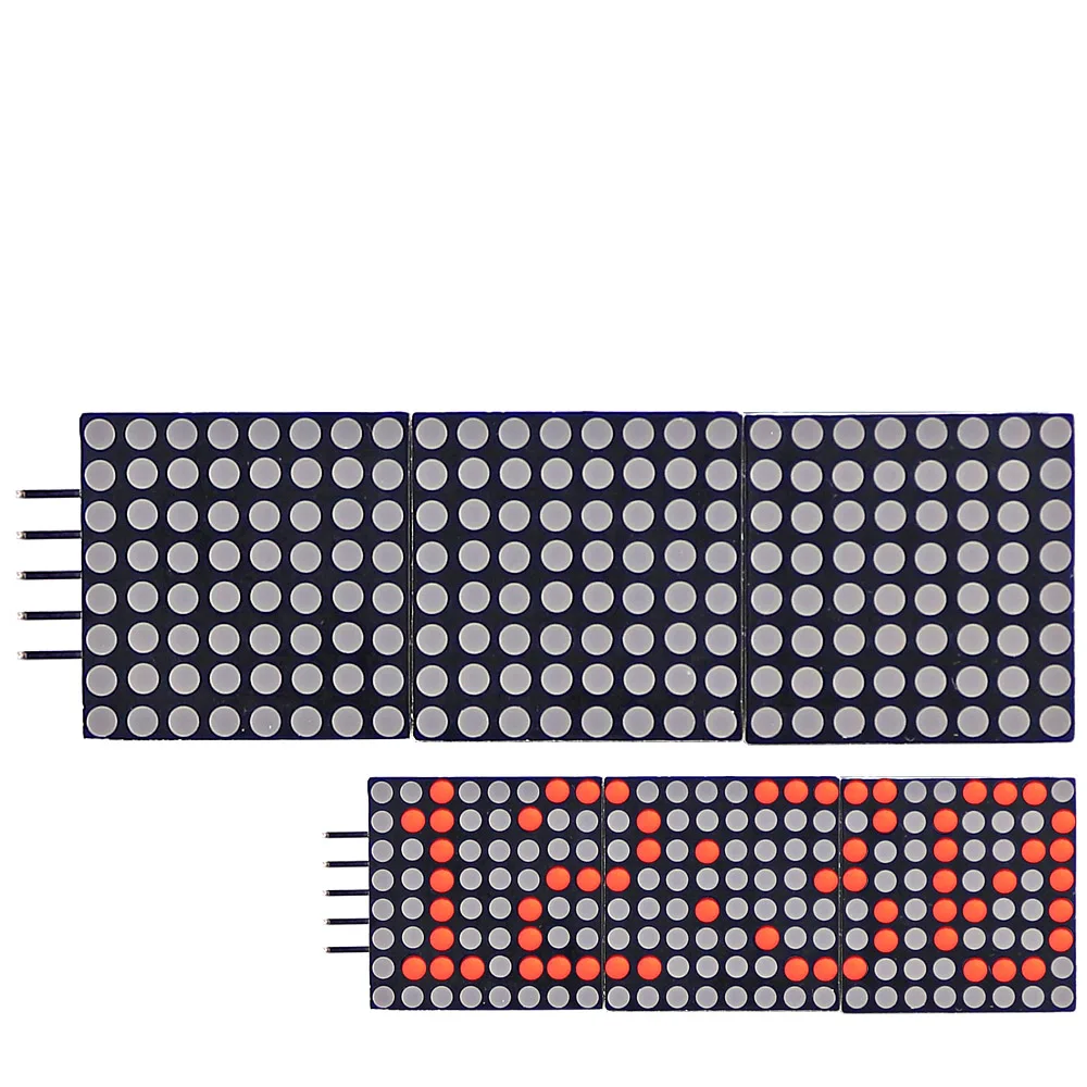 Светодиодный модуль для Arduino UNO R3/Mega2560 с красной матрицей 0 8 дюйма 8*24